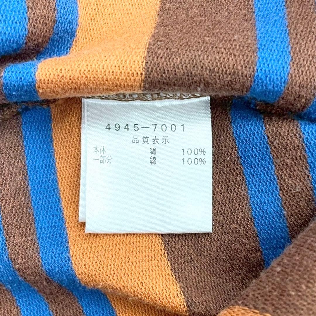 y2k❤️ Vivienne Westwood ボーダー ハイネック ポロシャツ