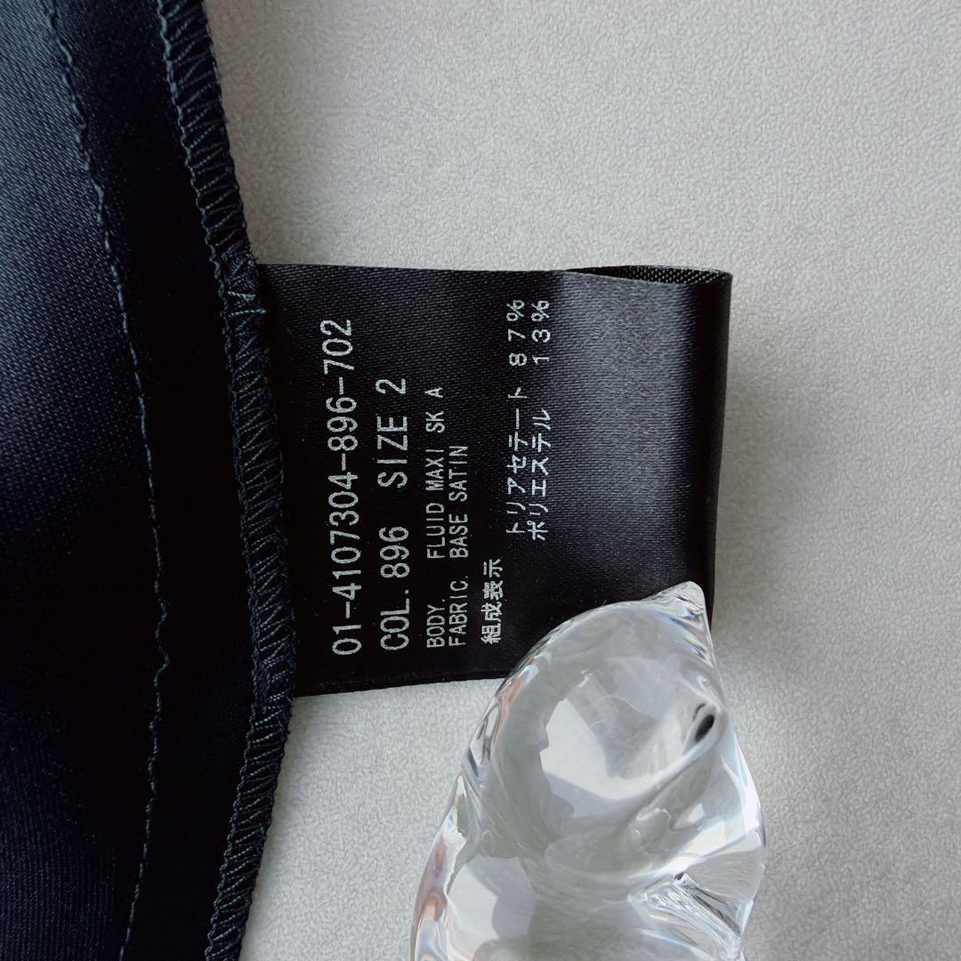 スカート 24SS Theory BASE SATIN FLUID MAXI SK