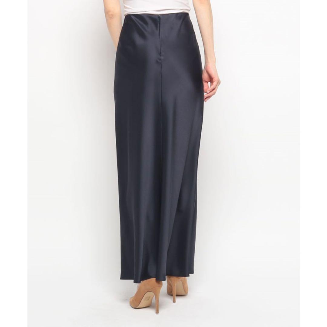 スカート 24SS Theory BASE SATIN FLUID MAXI SK