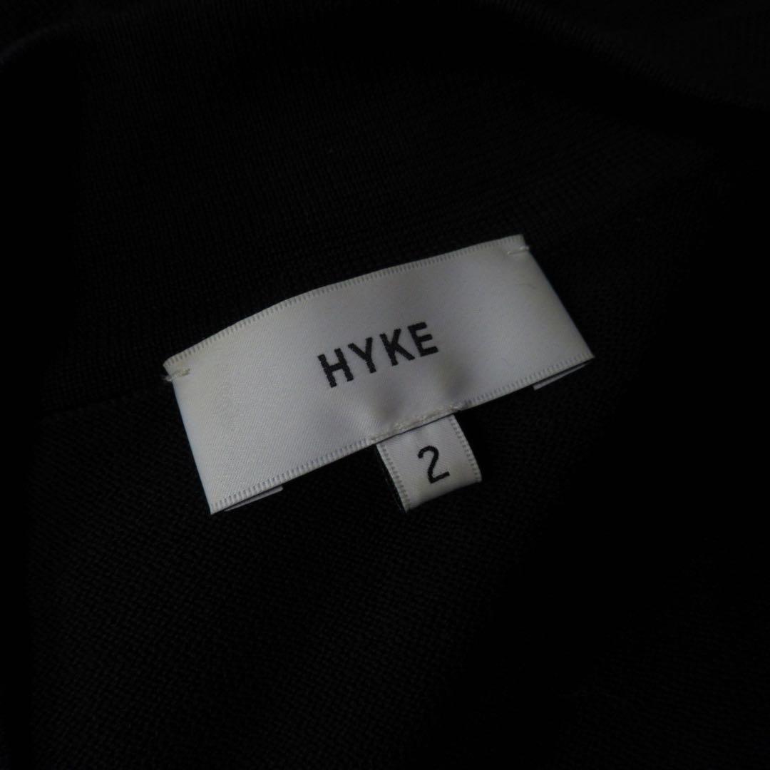 HYKE / オーバーサイズ コットン ニット ロング カーディガン セーター