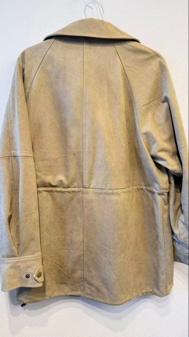 ジャケット・アウター sheller Suede-Like Drawstring Jacket