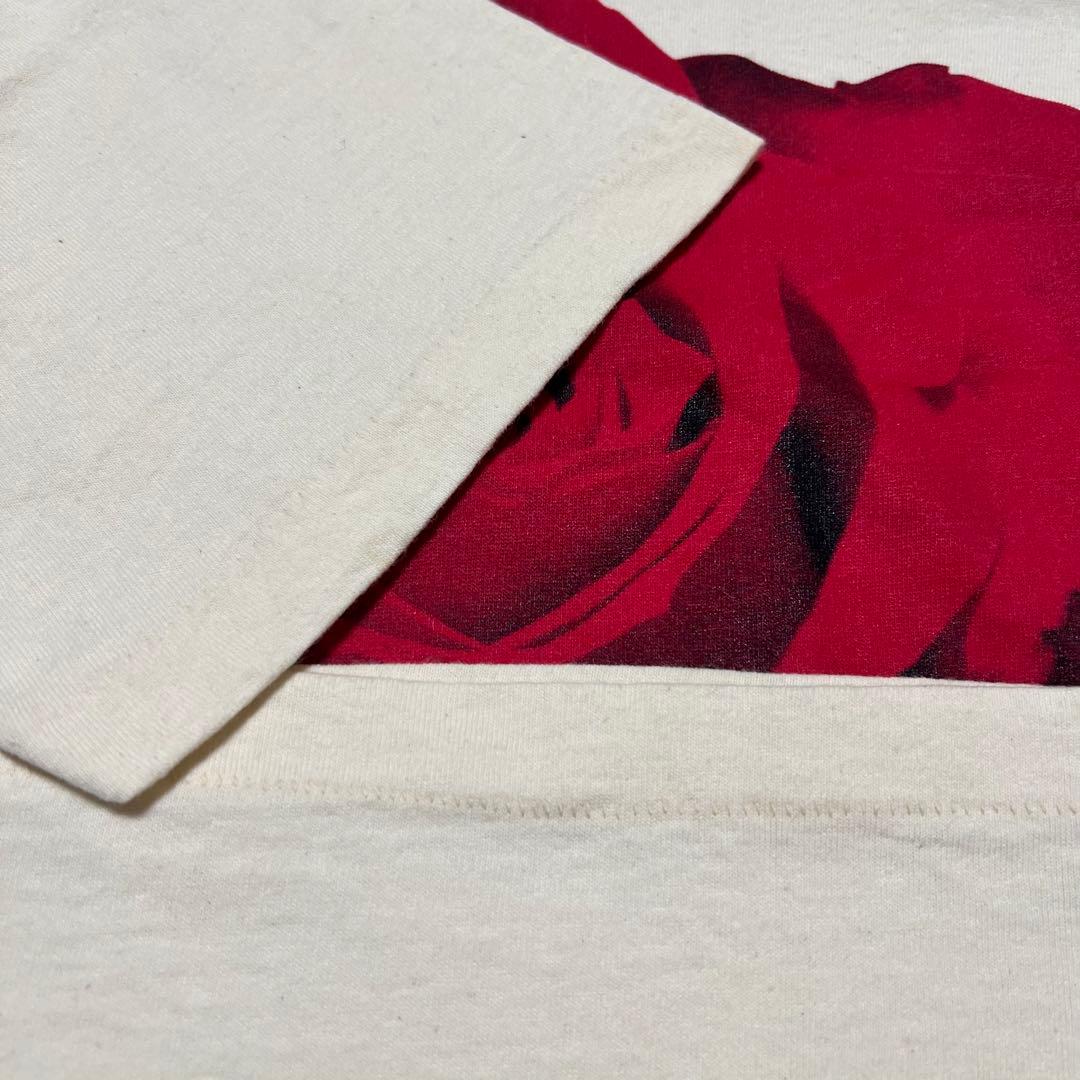 美品 STUDIO Q バラ 薔薇 ROSE USA製 シングル 古着Tシャツ