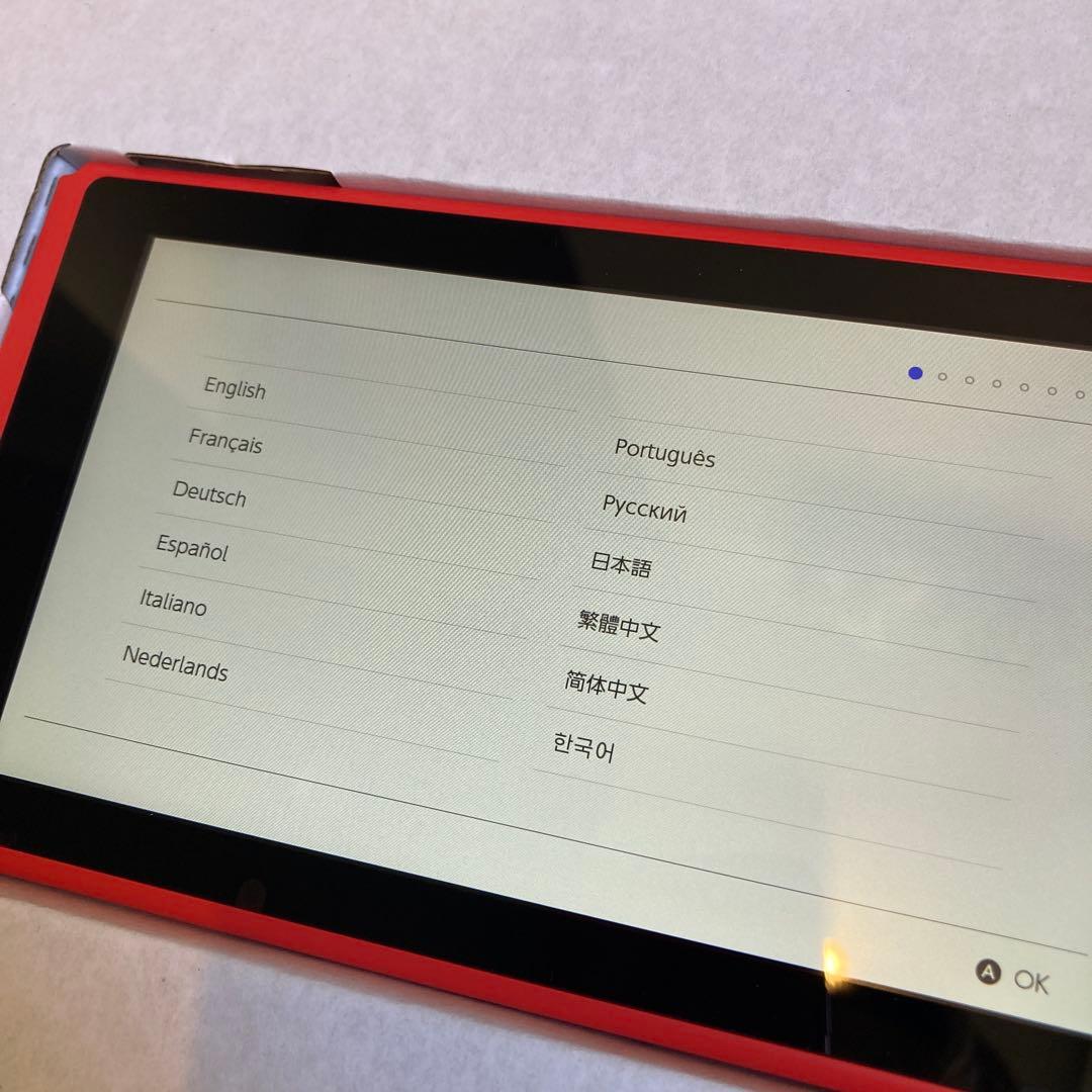 ジョイコン新品未使用品　Nintendo Switchマリオレッド×ブルーセット