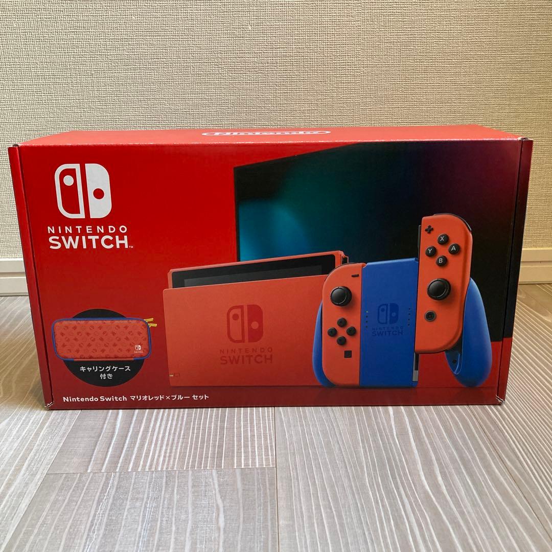 ジョイコン新品未使用品　Nintendo Switchマリオレッド×ブルーセット