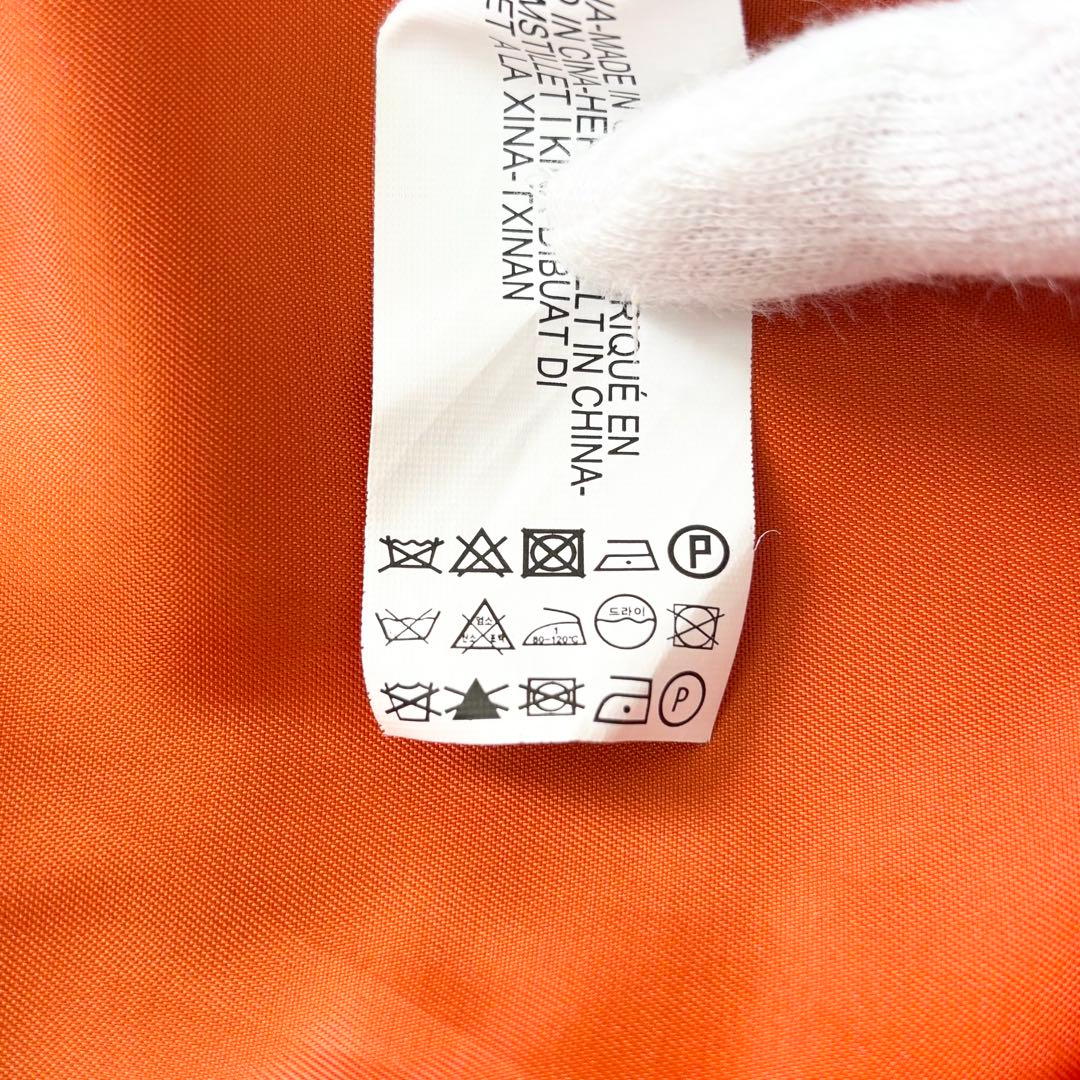 ZARA マッチングボンバーコート MA-1 ベルト マキシ丈 ブラック S