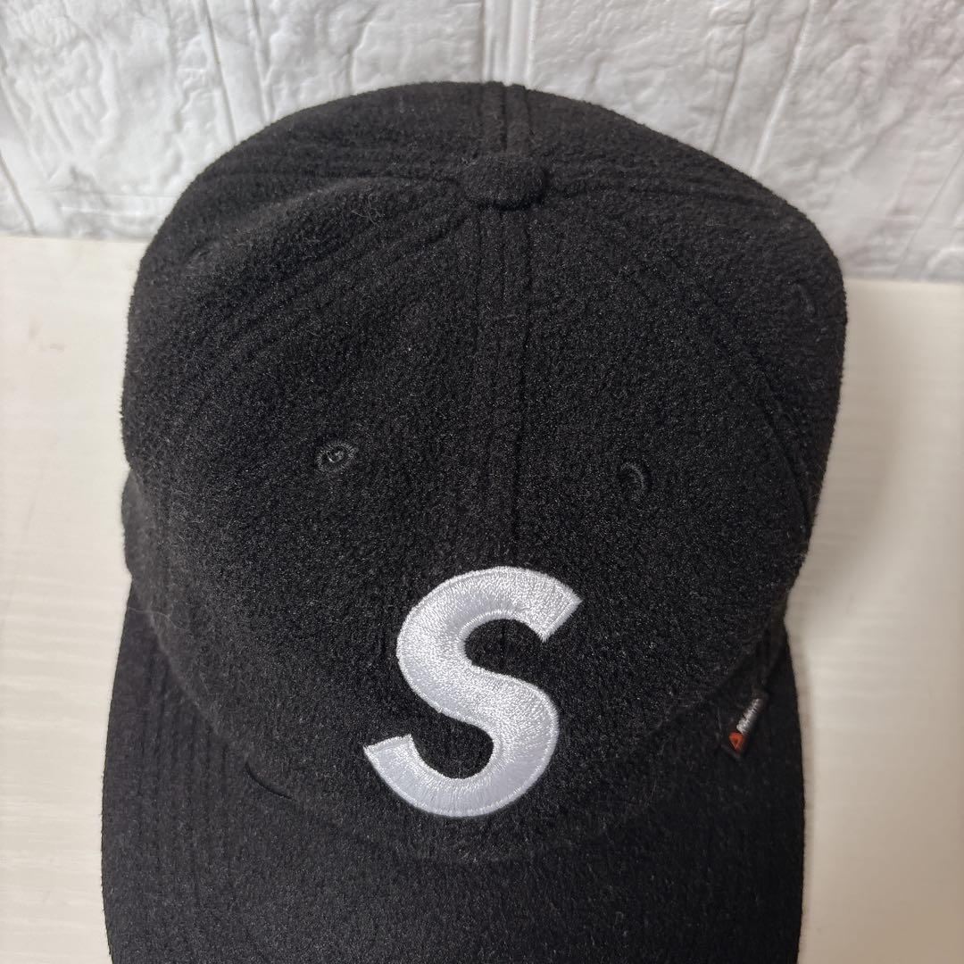 Supreme（シュプリーム）Sロゴ」「ポーラテック」「キャップ」フリース帽子