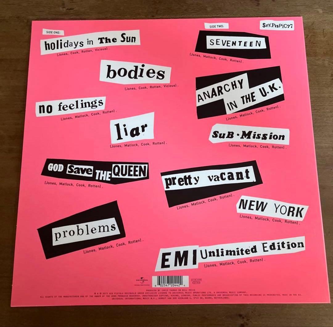 Sex Pistols Never Mind The Bollocks レコード