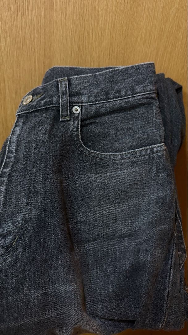 ok.soon original wide denim black デニム