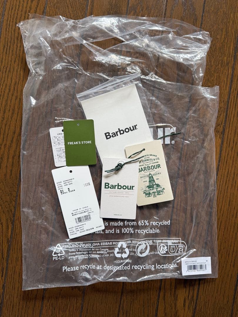 BARBOUR × LEVI’S コラボ　ワックスコットンキャップ　タグあり美品