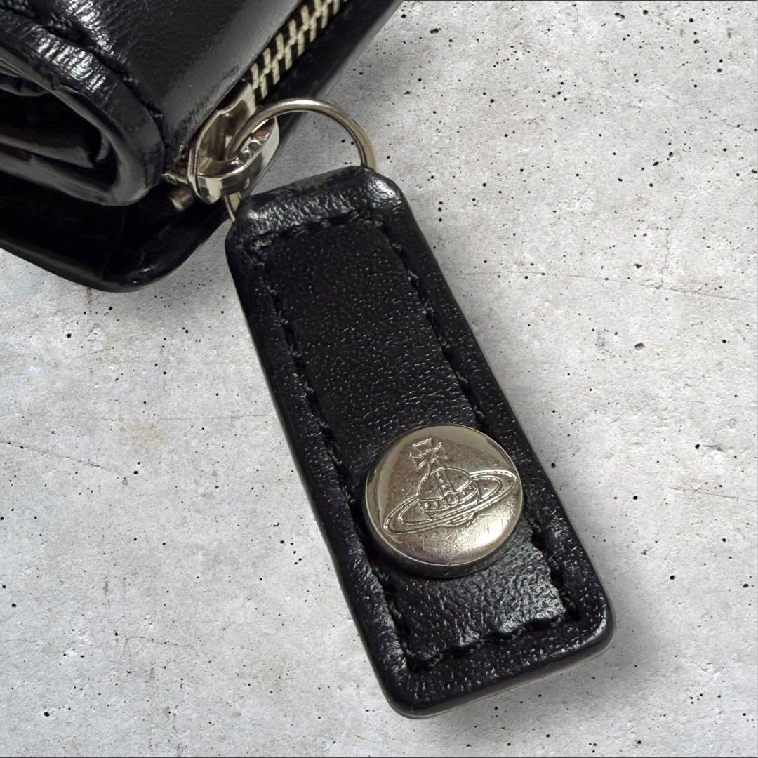 Vivienne Westwood 三つ折り財布 ブラック オーブパッチ