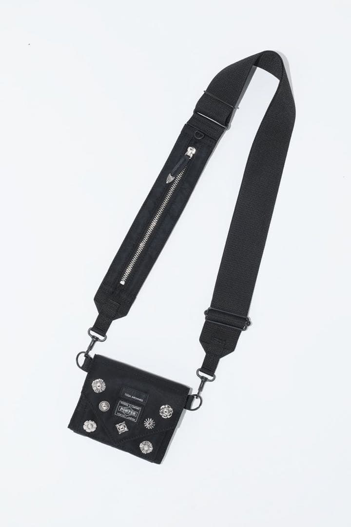 小物 TOGA Shoulder wallet PORTER SP BLACK