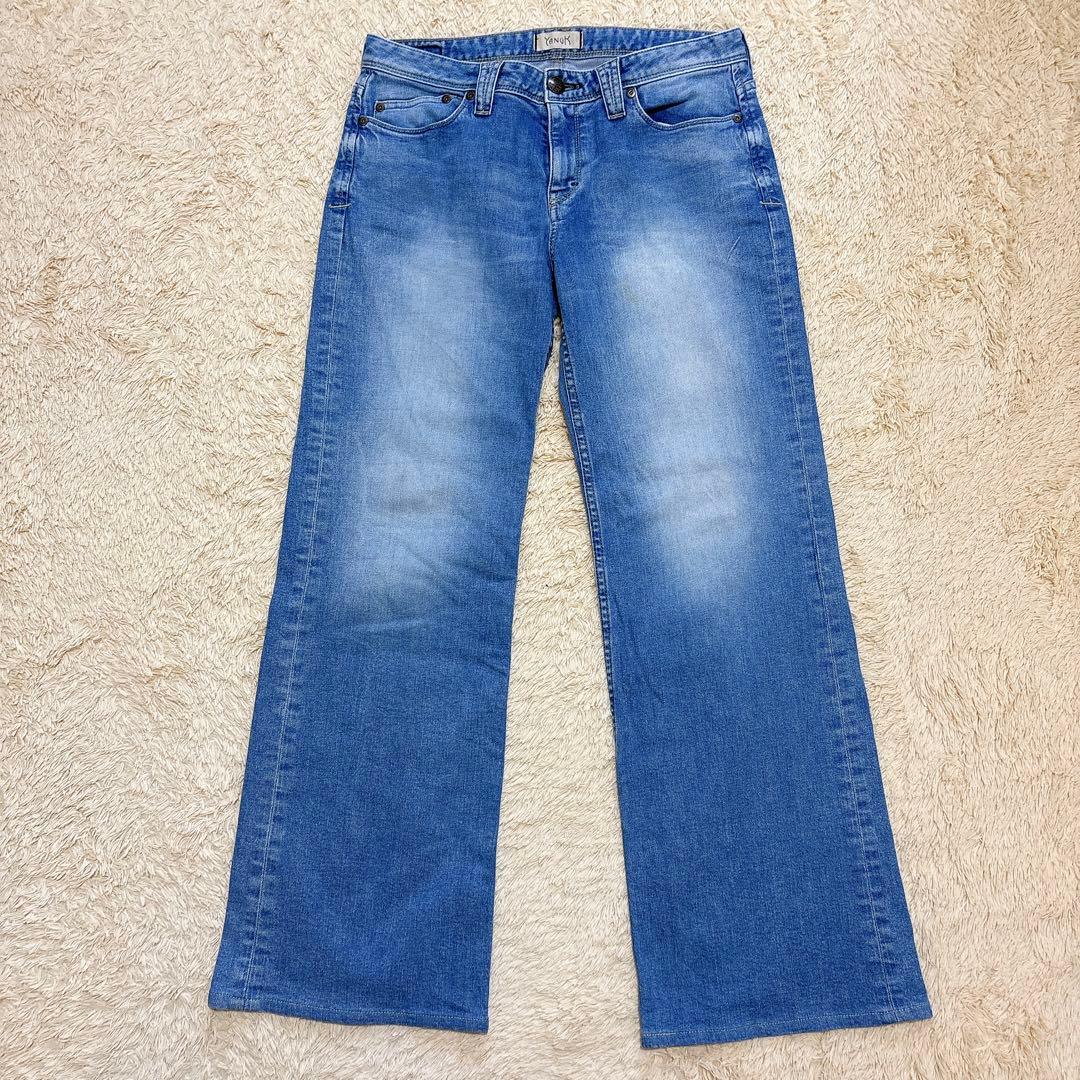 ヤヌーク YANUK バギーデニム フレア ジーパン 27サイズ 日本製