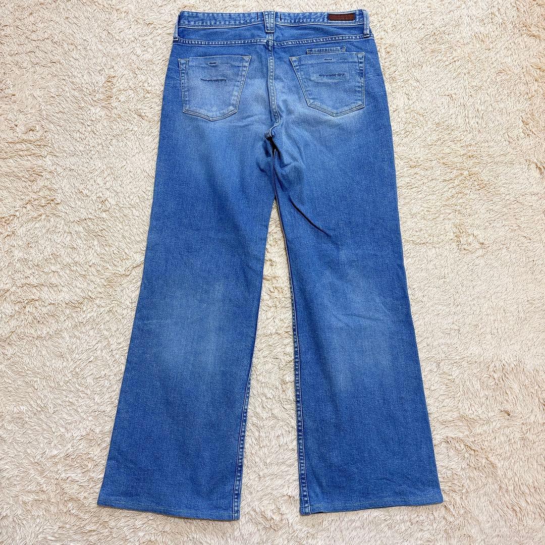 ヤヌーク YANUK バギーデニム フレア ジーパン 27サイズ 日本製