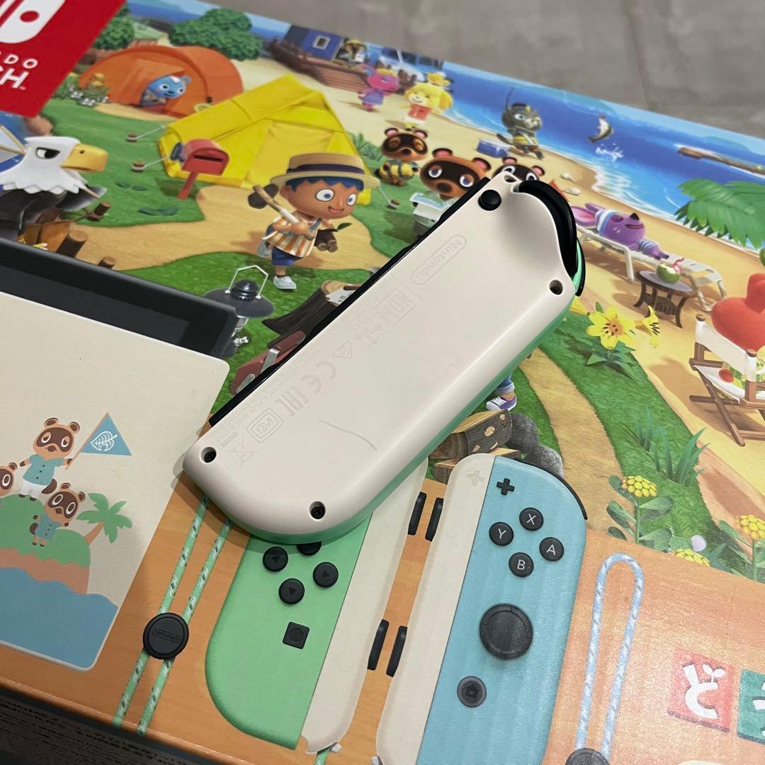 Nintendo Switch アイスブルー/ミントグリーン どうぶつの森本体