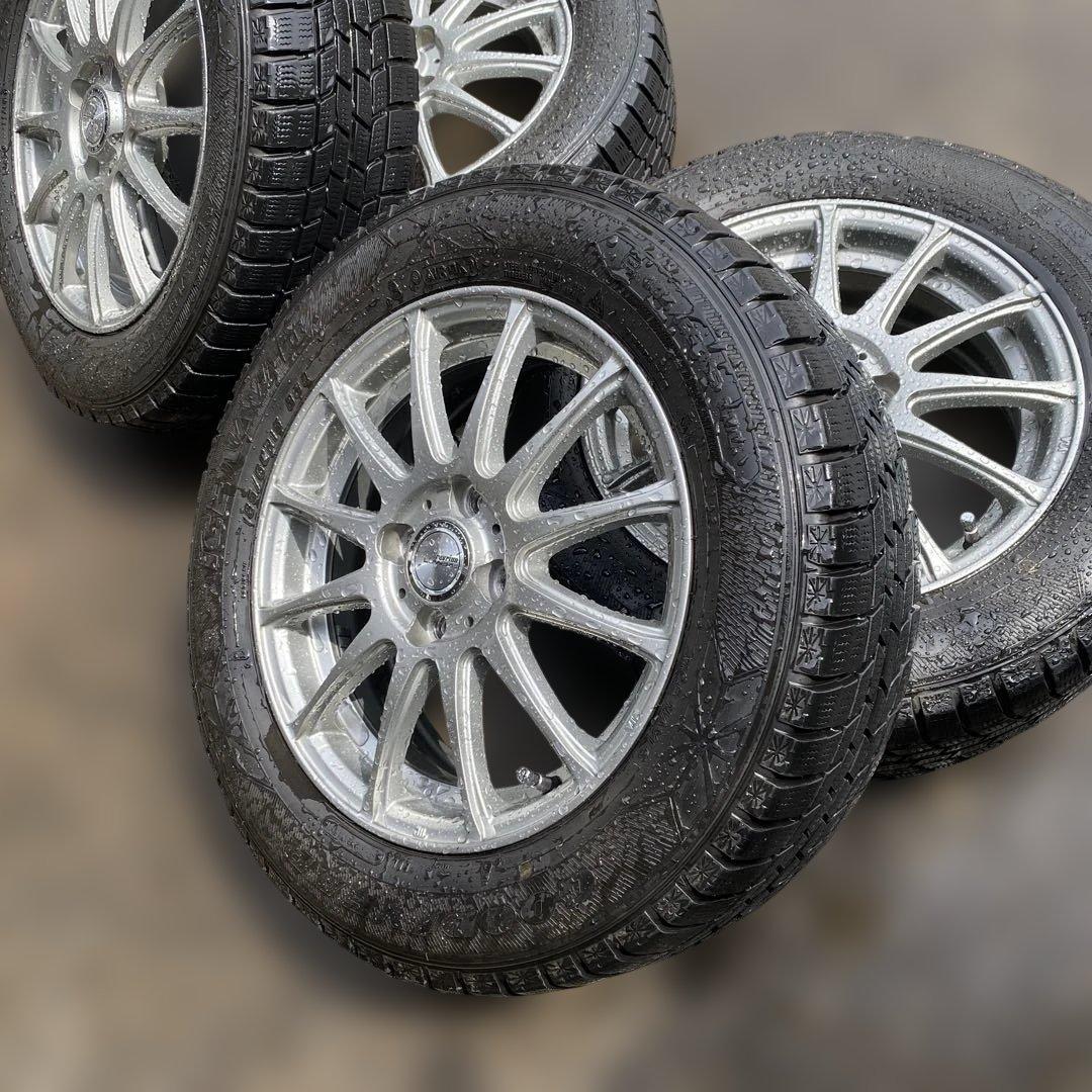 スタッドレスタイヤ 15インチ ホイール付185/65/R15 日産ノート他