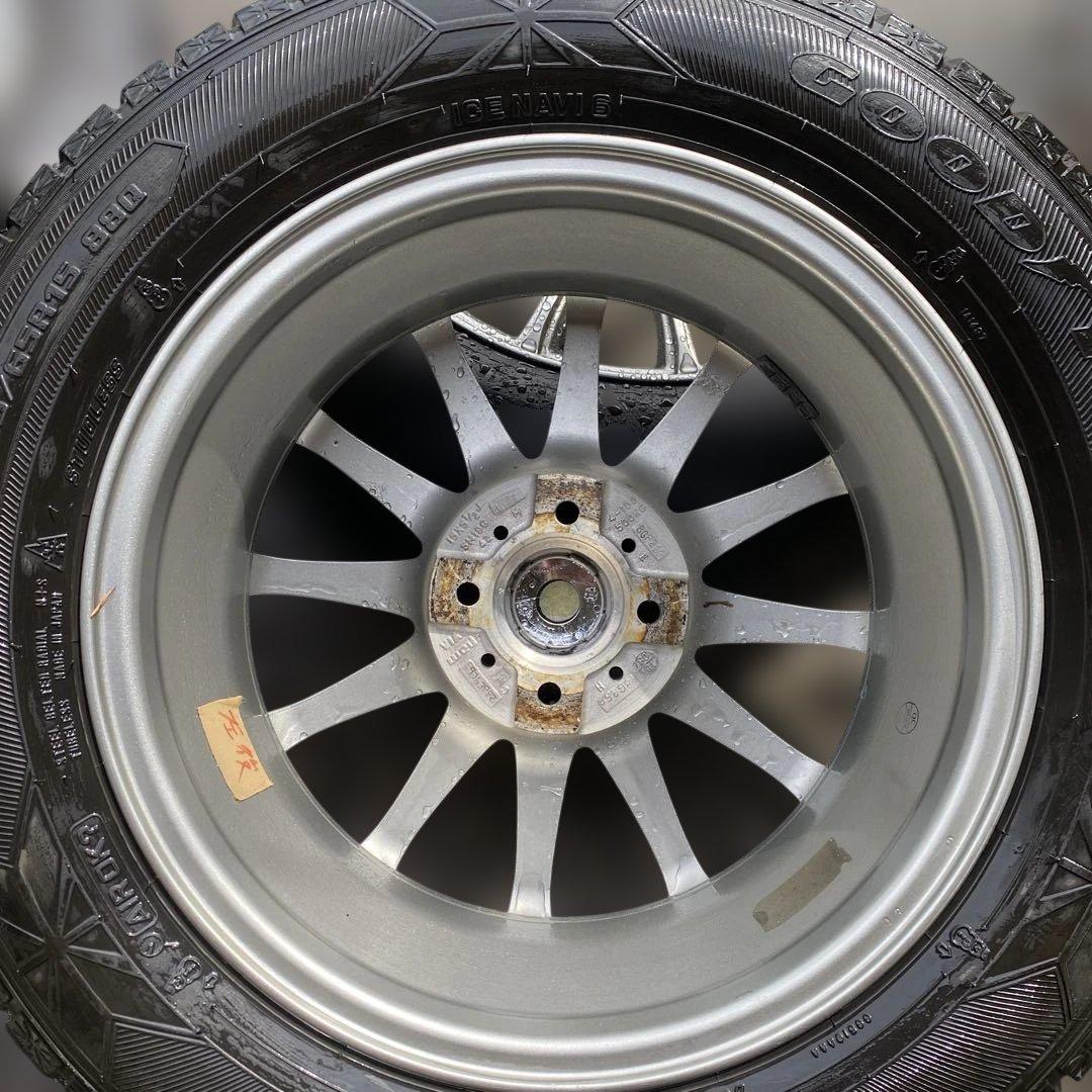 スタッドレスタイヤ 15インチ ホイール付185/65/R15 日産ノート他