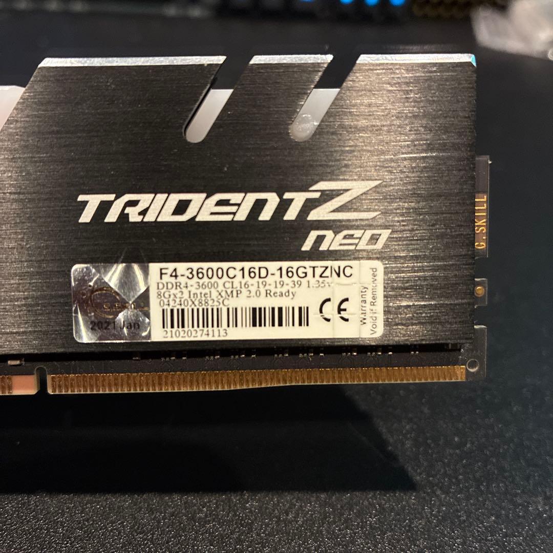 メモリー G.SKILL TRIDENT Z NEO 16GB DDR4 3600MHz