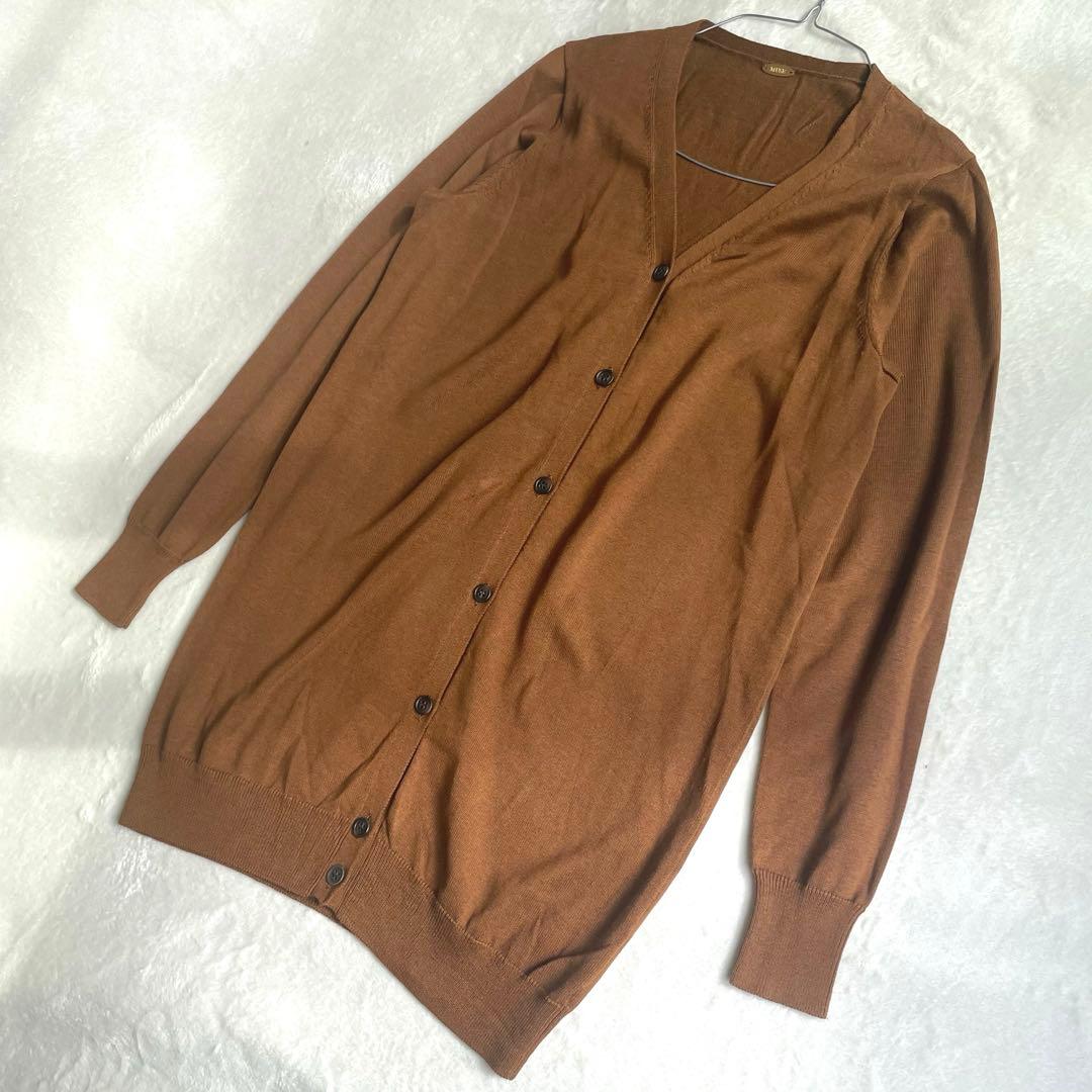 【定価3.9万】美品　MUSE ドゥーズィエムクラス シルクコットンカーディガン