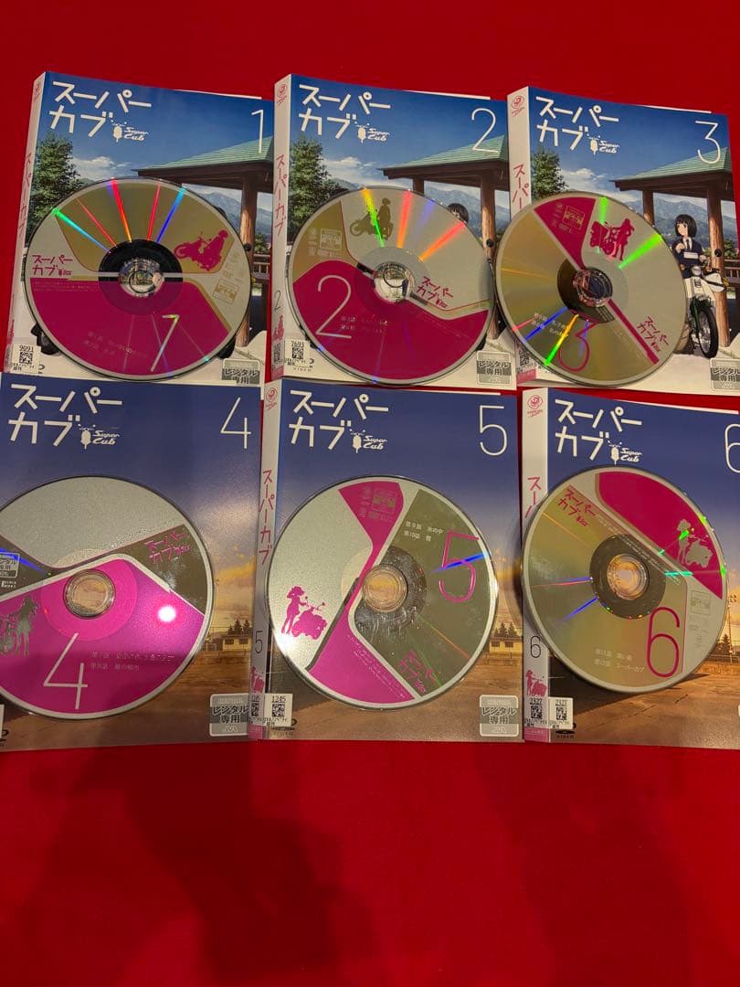 スーパーカブ　全6巻　dvd