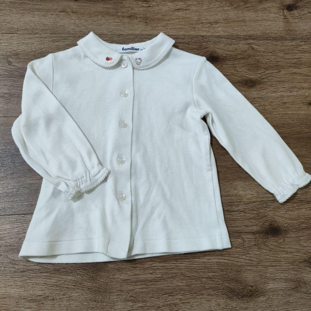 着用回数少なめfamiliar シャツ ワンピース セット