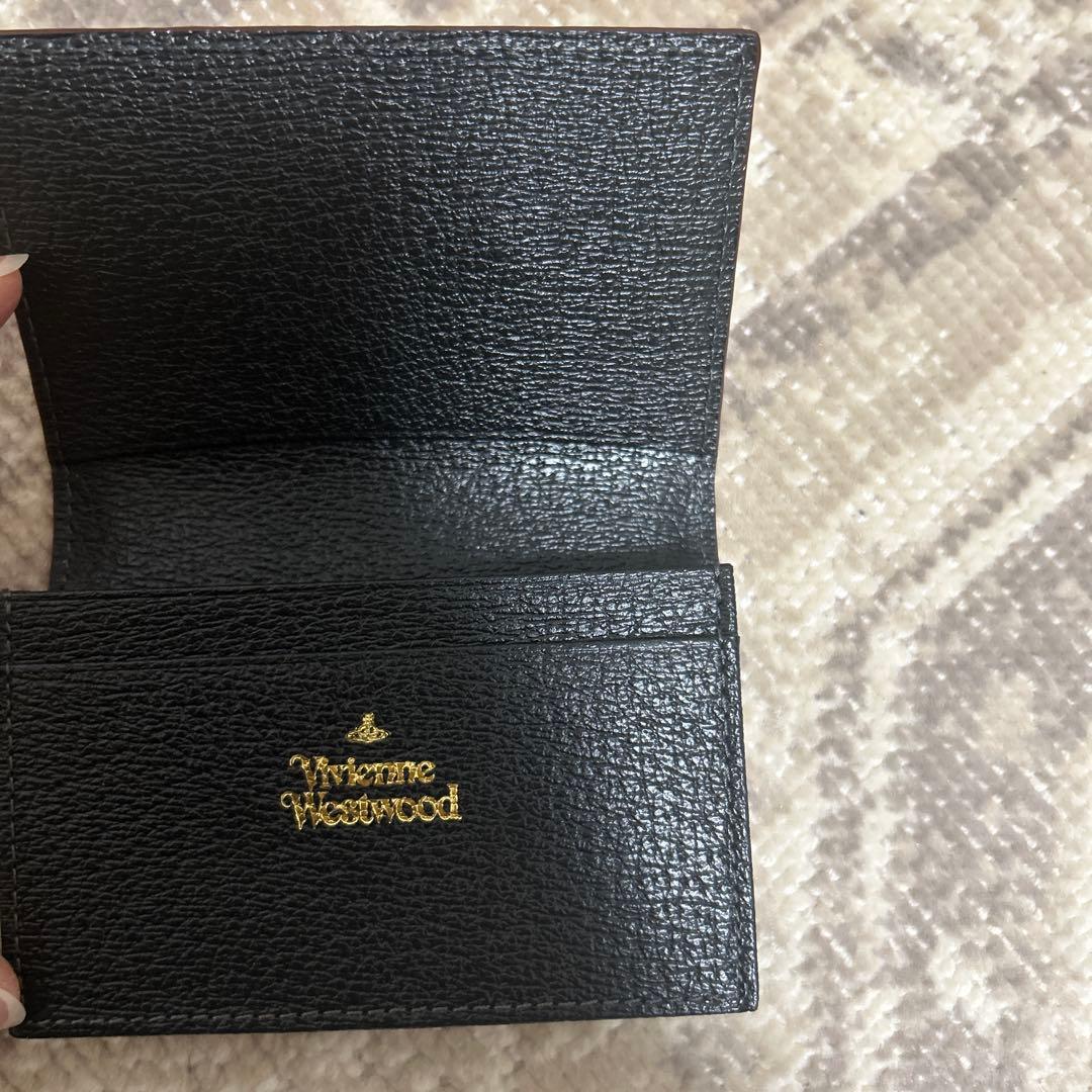 W*♡様 Vivienne Westwood 黒 レザー 名刺入れ