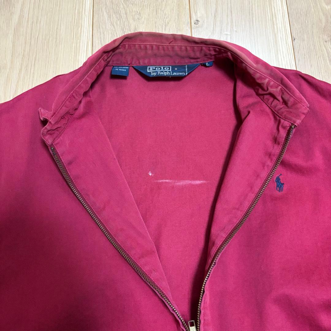 【90s〜】Polo Ralph Lauren スイングトップ 赤 ポニー　L