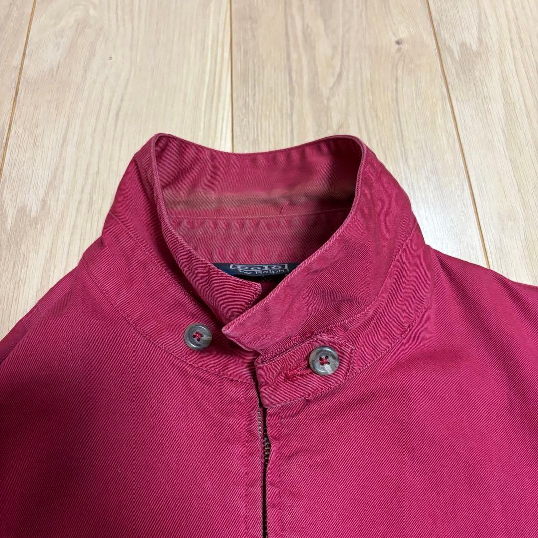 【90s〜】Polo Ralph Lauren スイングトップ 赤 ポニー　L