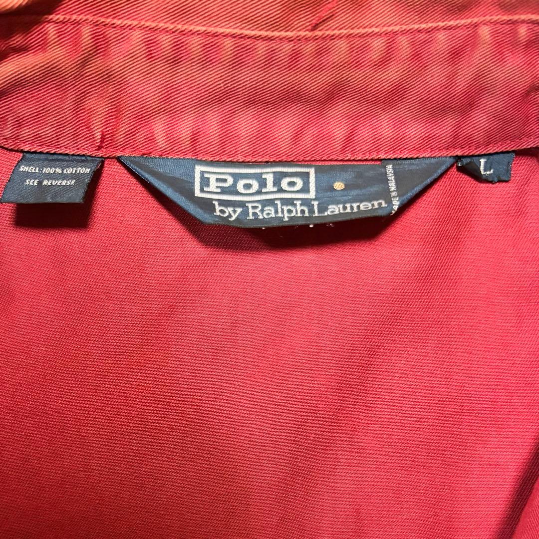 【90s〜】Polo Ralph Lauren スイングトップ 赤 ポニー　L