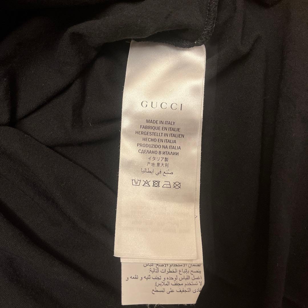 GUCCI グッチ　Tシャツ　ロゴ　ブラック　シェリーライン