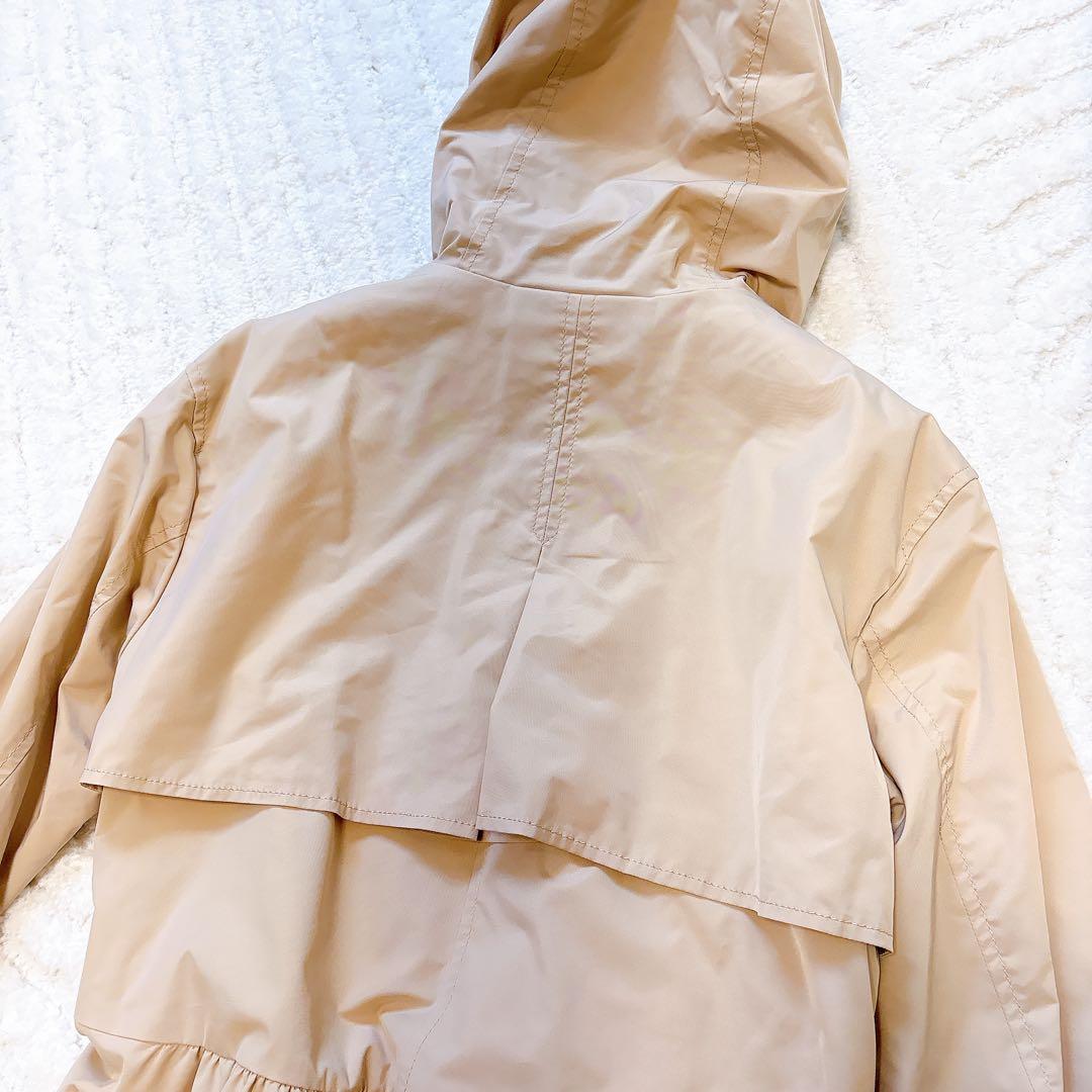 極美品✨ボーダーズアットバルコニー　フリルスプリングコート　ベージュ