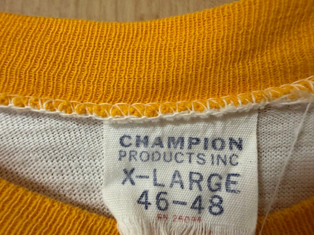 champion 60s リンガーT XL表記