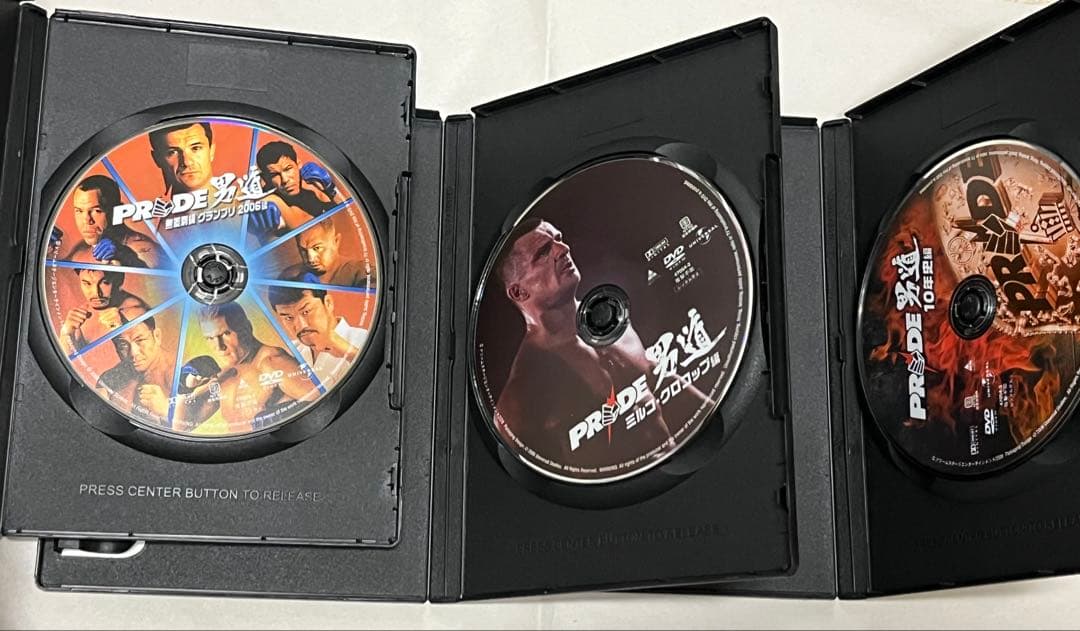 PRIDE 男道 DVD-BOX〈3枚組〉 ミルコ・クロコップ 無差別級GP