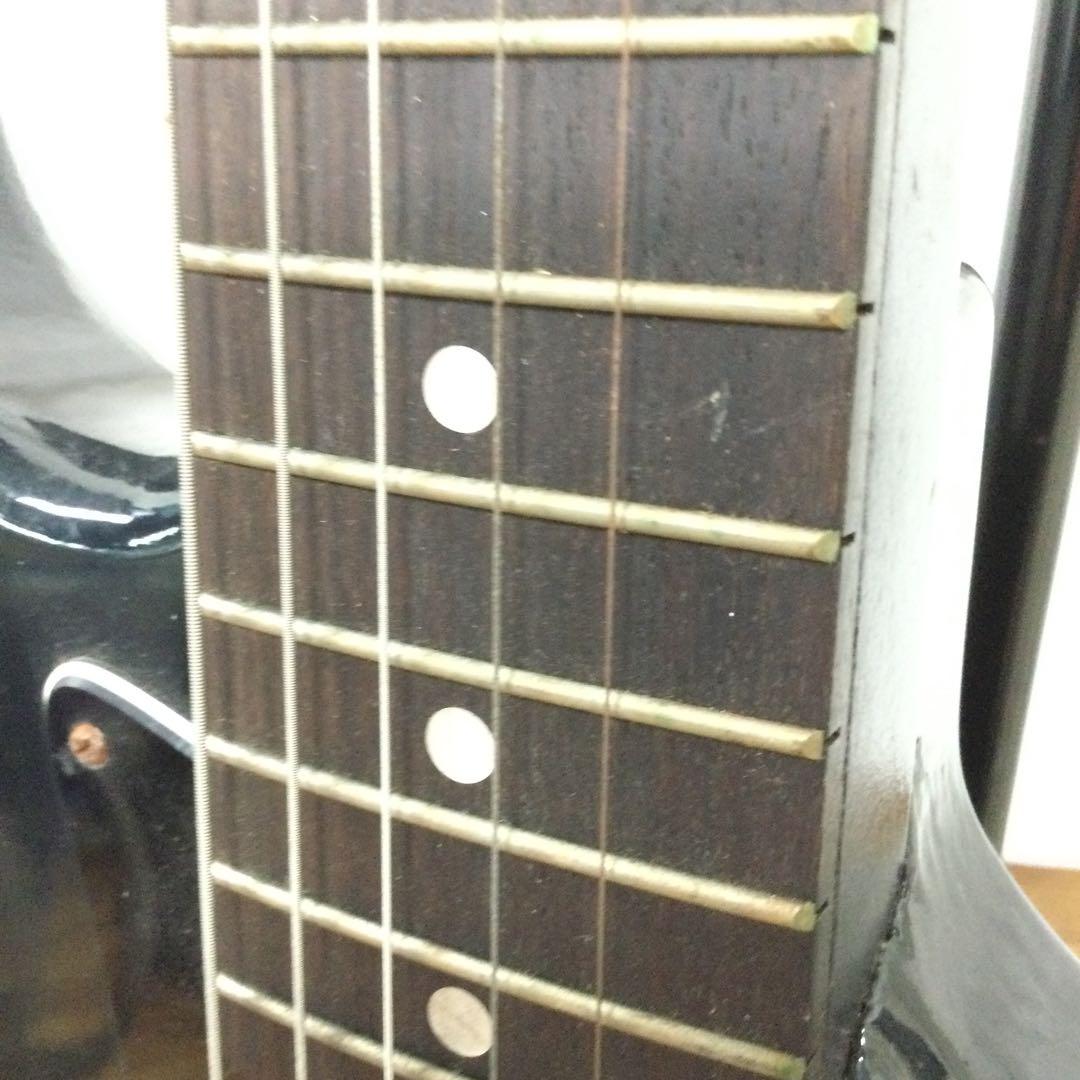 ジャンク品 HOLLY エレキギター ストラト型 スタンド付