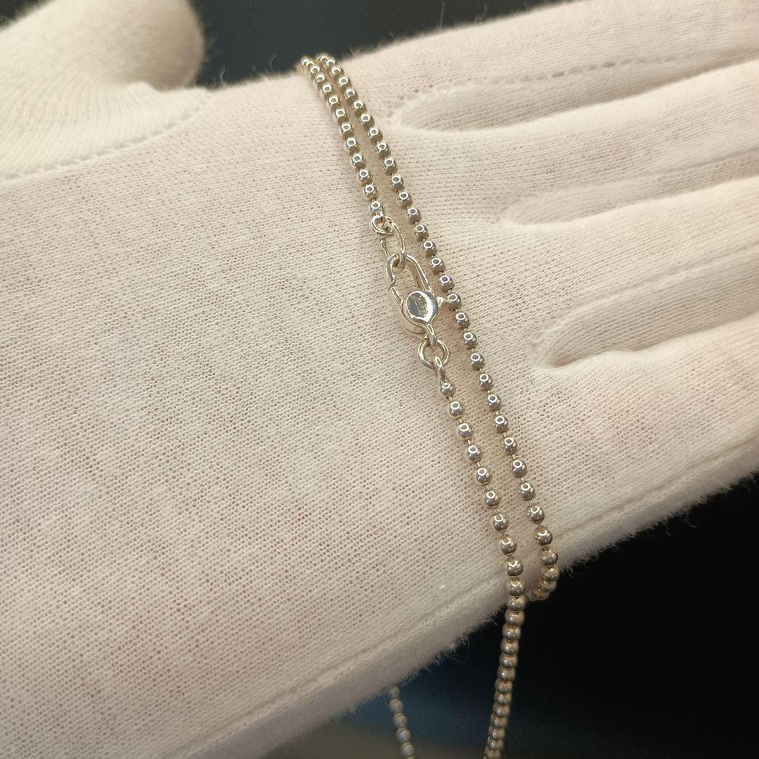 【美品】 GUCCI ボールチェーン 50cm 2mm幅 SILVER925