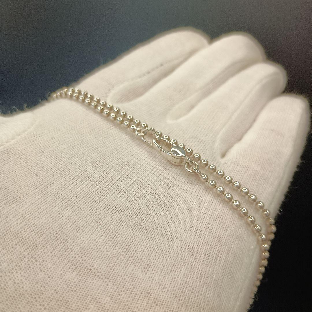 【美品】 GUCCI ボールチェーン 50cm 2mm幅 SILVER925