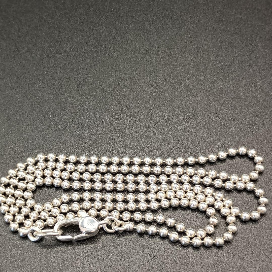 【美品】 GUCCI ボールチェーン 50cm 2mm幅 SILVER925