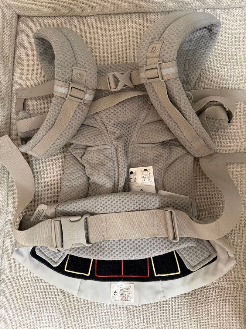 エルゴベビー オムニ ブリーズ 抱っこ紐 グレー メッシュ