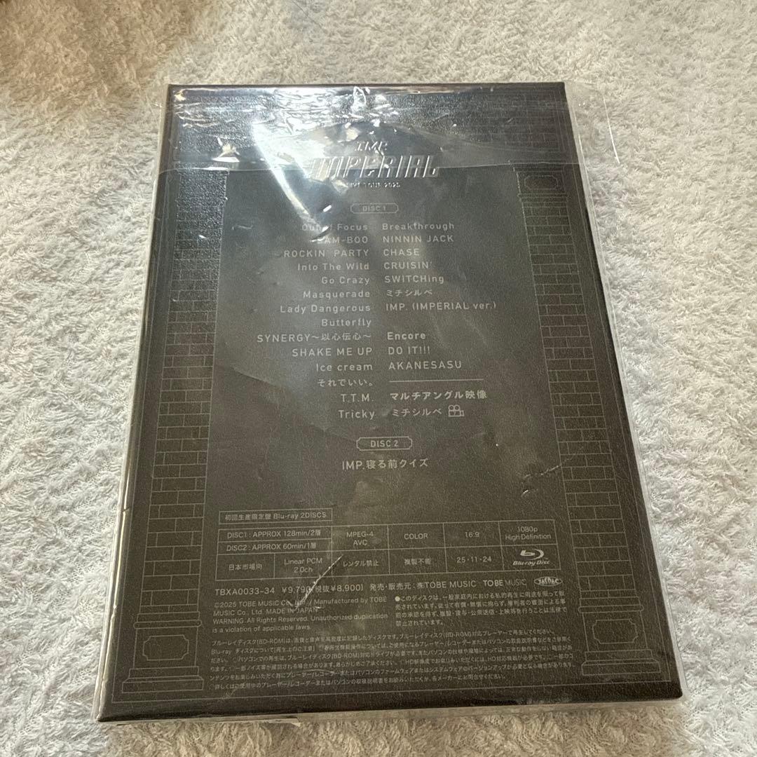 IMP. IMPERIAL LIVE TOUR 2025 初回限定版