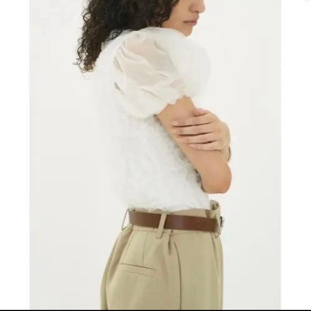 【新品未使用タグ付き】CLANE TULLE VEST LAYERED TOPS