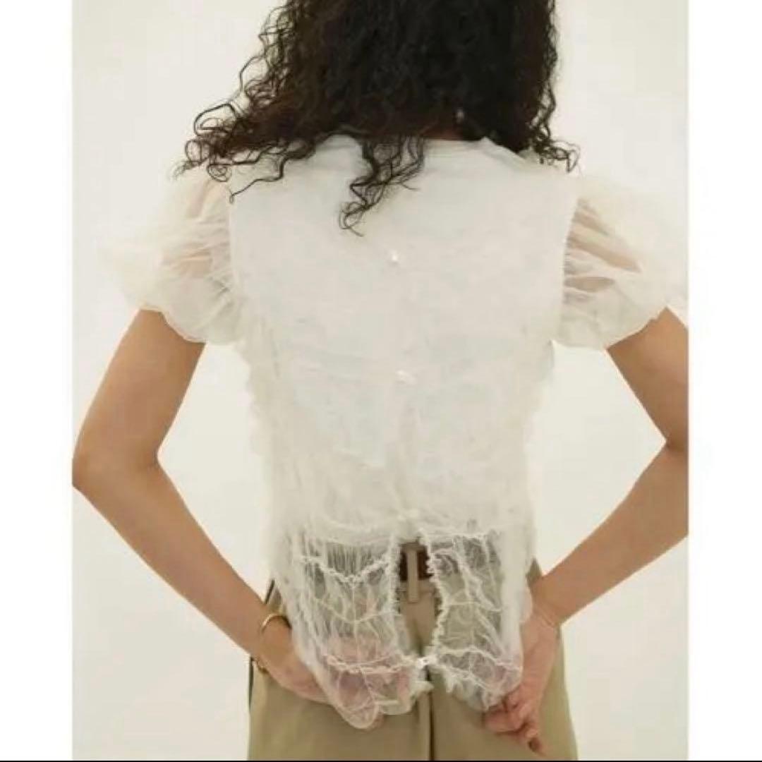 【新品未使用タグ付き】CLANE TULLE VEST LAYERED TOPS