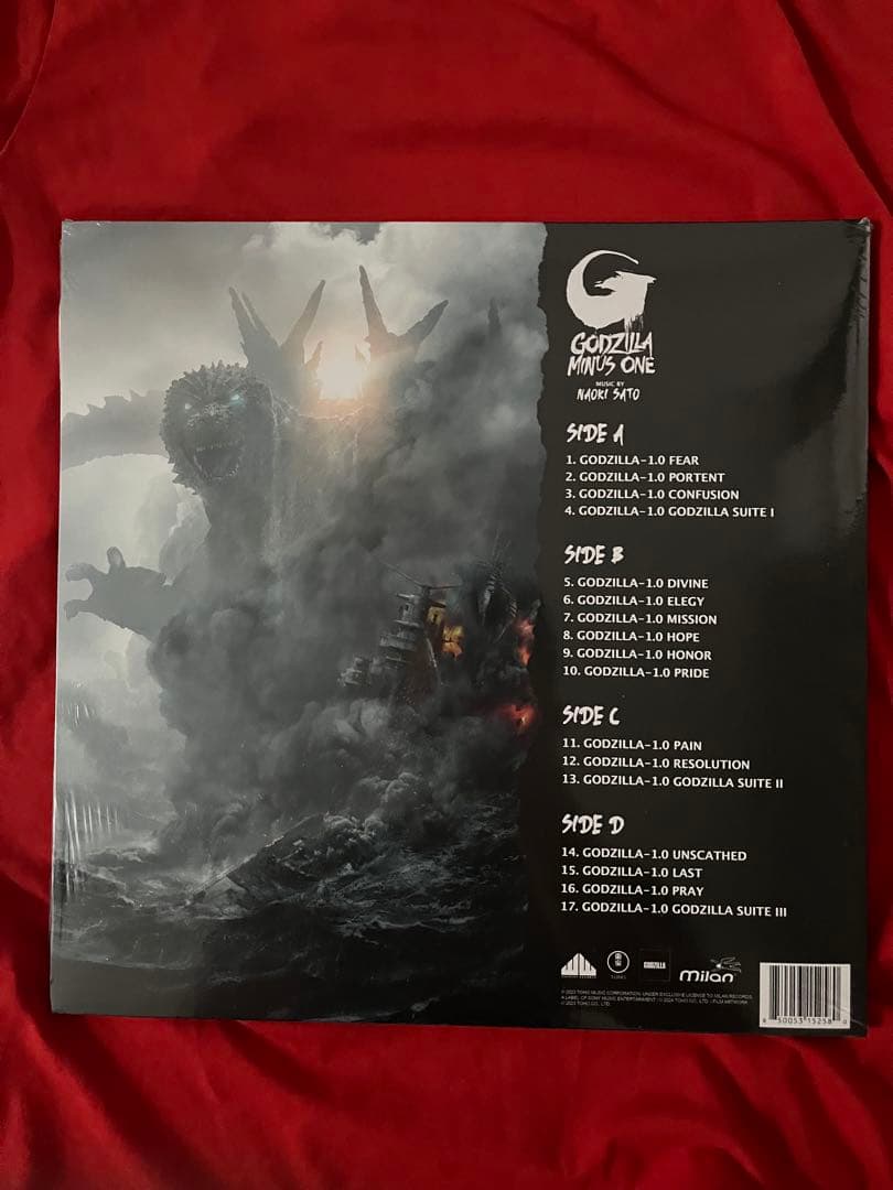 ゴジラ　-1.0 海外盤限定　カラー　アナログ　レコード　２枚組