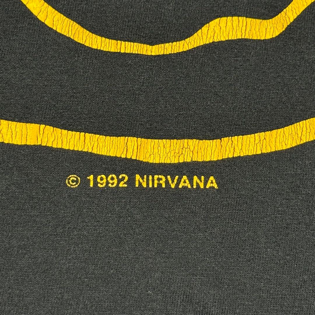 古*g様 希少 00's NIRVANA SMILE Tシャツ 1992 Y2K
