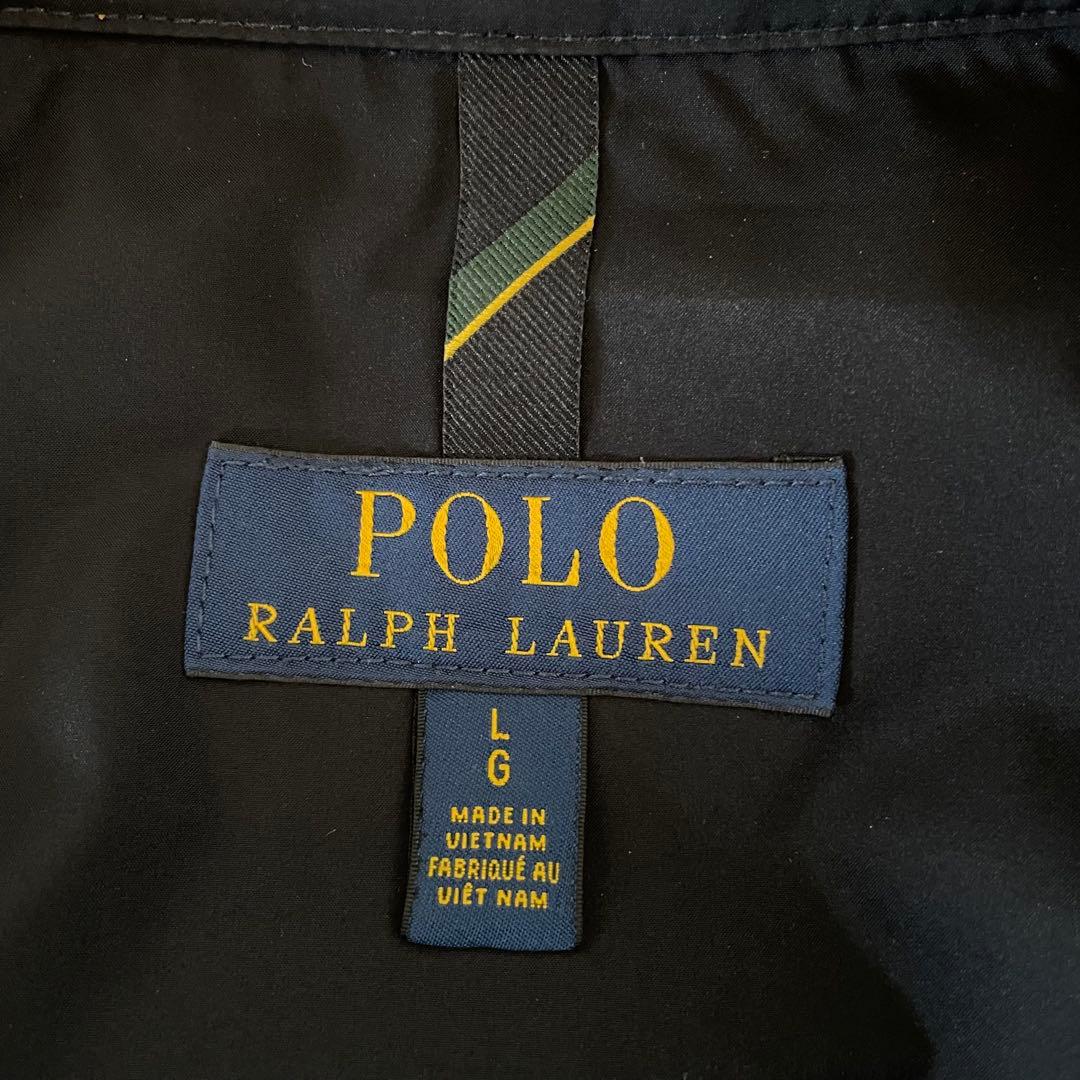 POLO RALPH LAUREN ナイロンジャケット ロゴ ネイビー