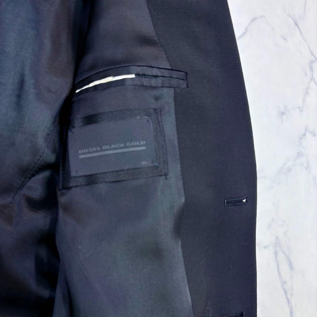 極美品 DIESEL BLACK GOLD ブラックスーツ セットアップM L