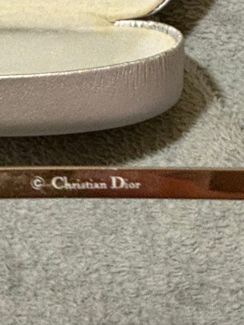 Christian Dior ディオール サングラス 度なし ケース付き