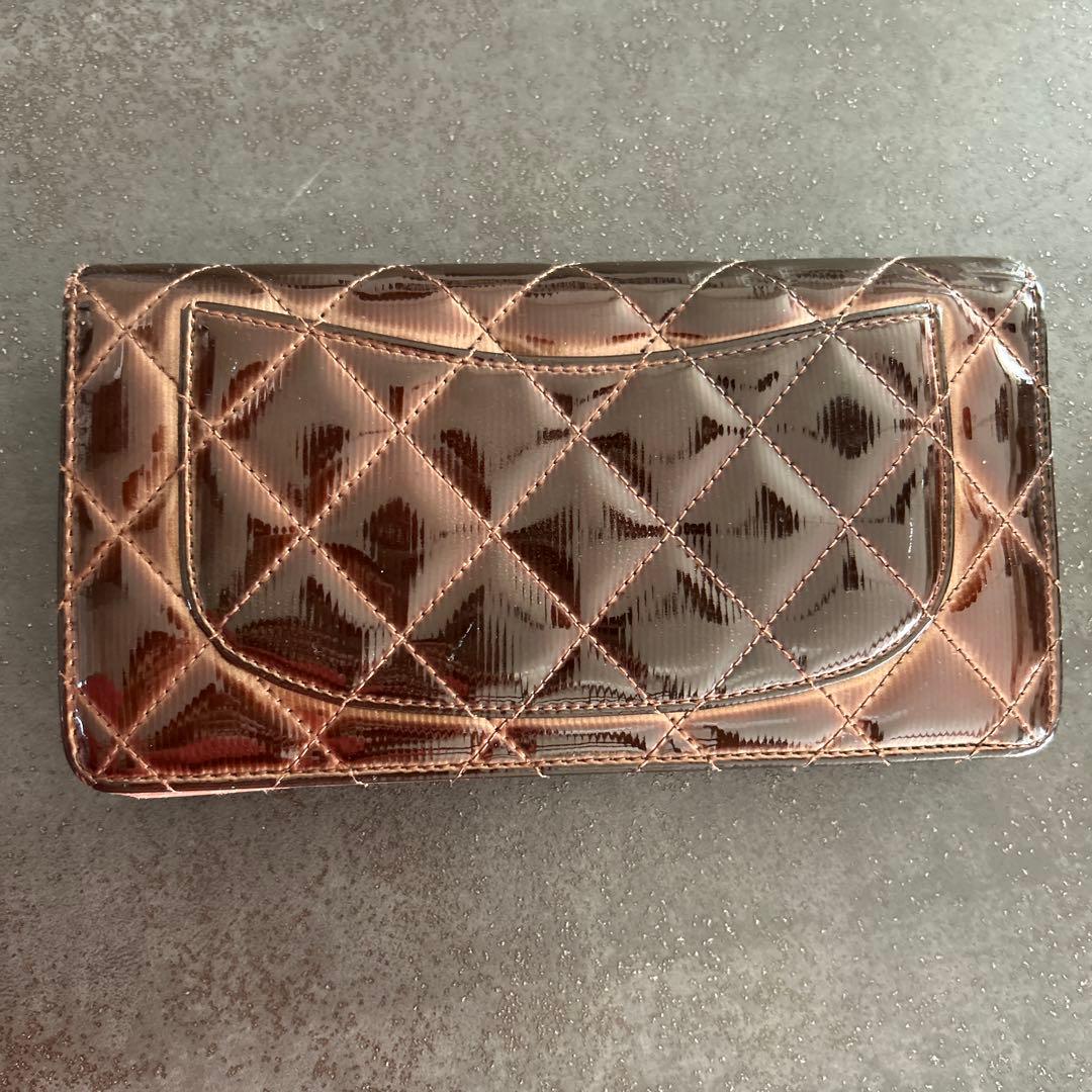 【ジャンク】CHANEL エナメル 長財布 【商品説明必読】