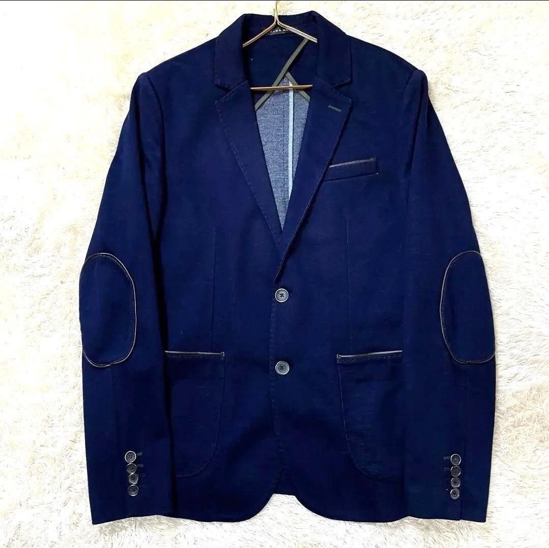 のほほん　ZARA MAN ネイビー テーラードジャケットXL XXL