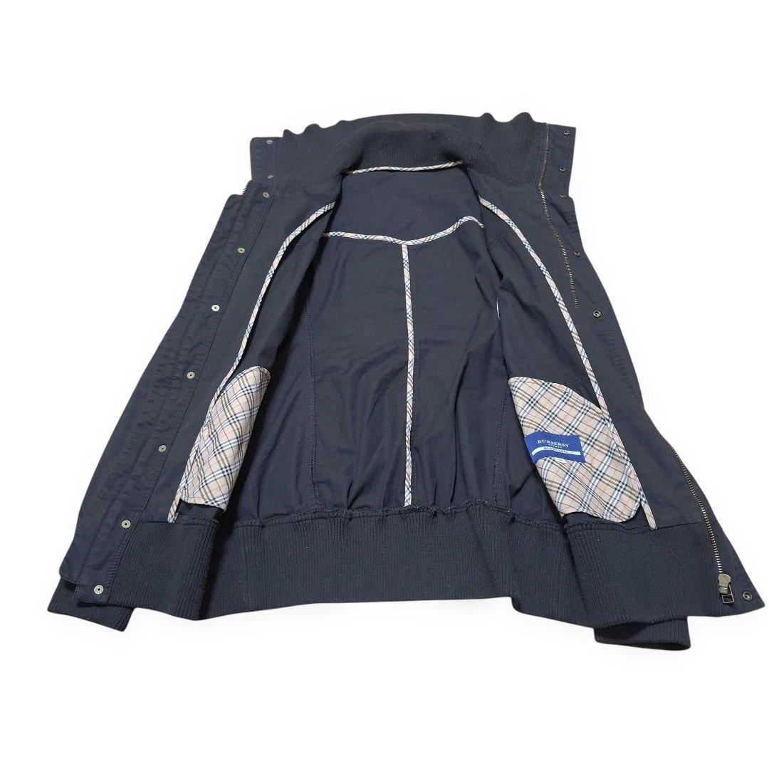 BURBERRY　ミニタリージャケット　38 ブラック　リブネック
