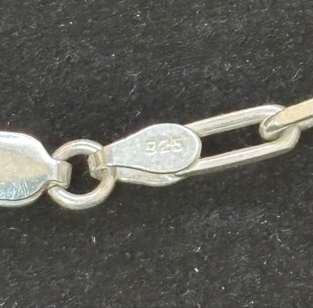 ち*ー様 シルバー925 先金フェザー ネックレス 大型 25g