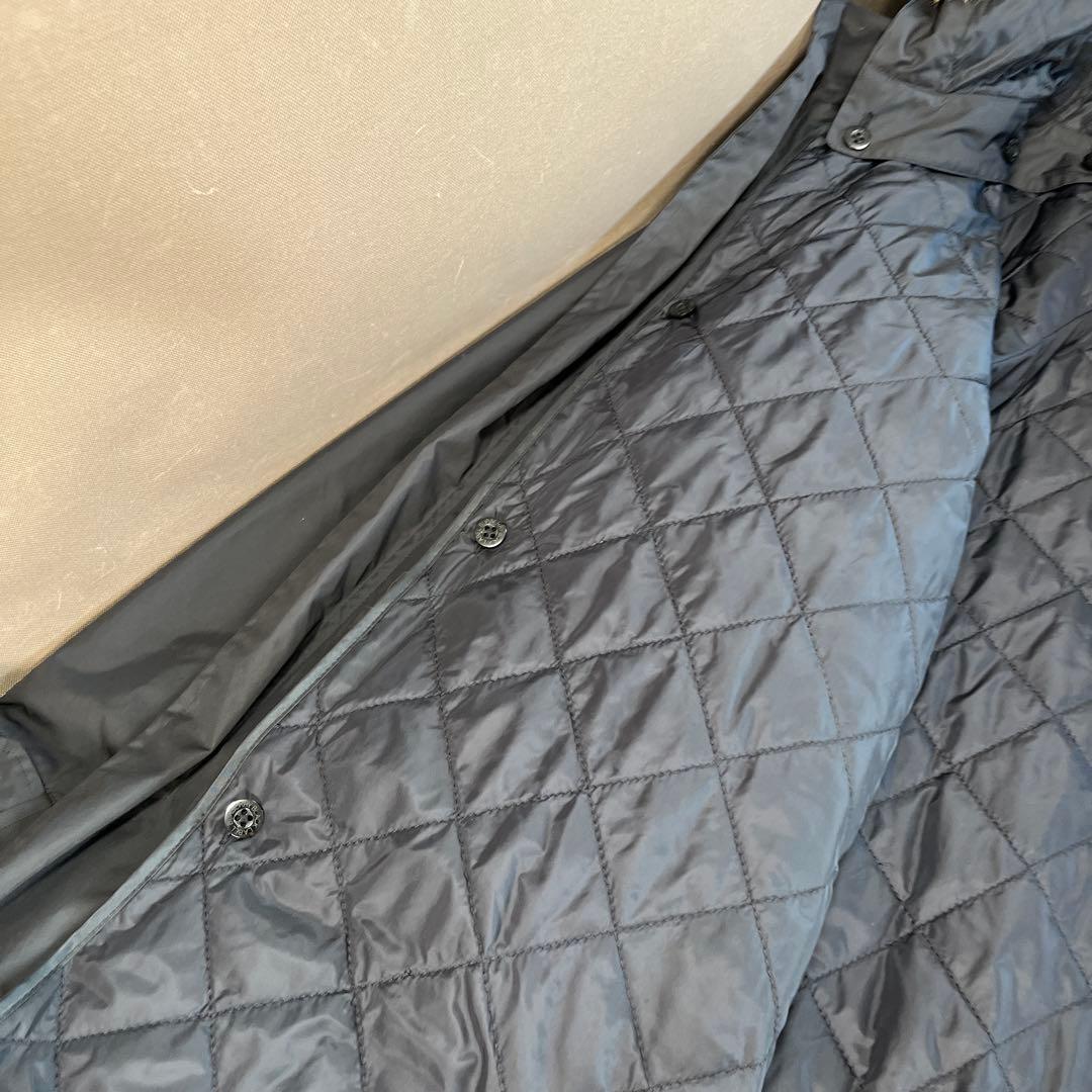 BURBERRY BLACK LABEL モッズコート Mサイズ ファー付き